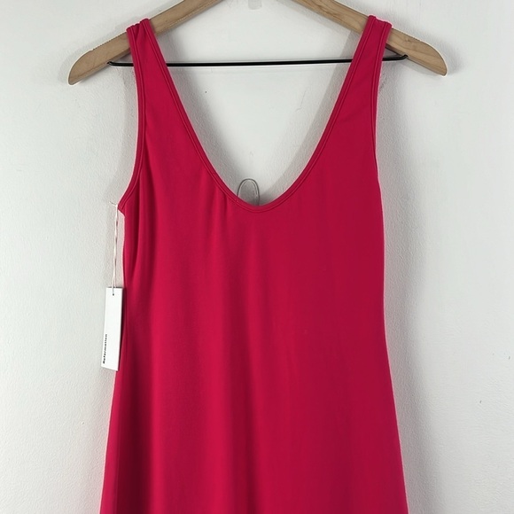 Reformation Tyra Knit Corvette Pink Barbiecore Sleeveless Maxi Dress Womens M - Picture 7 of 13
